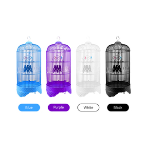 GA-2463 <span class=keywords><strong>Cage</strong></span> à oiseaux circulaire Diamètre 23.5 hauteur 55 grande <span class=keywords><strong>cage</strong></span> à oiseaux oiseau fantaisie dans la ferme et le jardin - Product Image 5