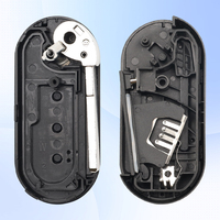 SZMAISHI 2 boutons clé de voiture à distance 433MHz 4A puce pour Fiat Smart Auto véhicule transpondeur clé