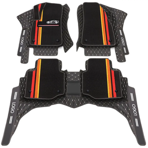 Tapetes de Lujo de Cuero para Coche con Volante a la Derecha para <span class=keywords><strong>Toyota</strong></span> 4Runner, Avalon, Civic, Crown, <span class=keywords><strong>GT</strong></span> <span class=keywords><strong>86</strong></span>, Cubierta de Alfombrilla Impermeable y Ecológica - Product Image 5