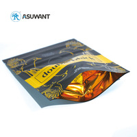 Emballage comestible à fermeture éclair en plastique imprimé de logo personnalisé à l'épreuve des enfants Sacs de 1 oz 3.5 mylar avec logo