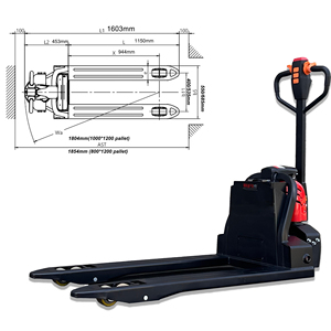 Transpalette électrique 2.0T, batterie lithium 48V, pour entrepôt et logistique - Product Image 2