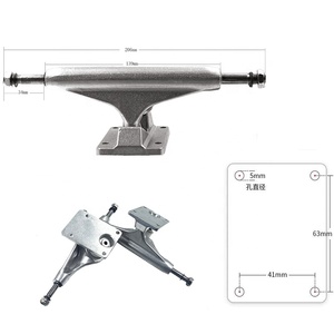 Aluminium legierung Slide Bridge Skateboard Pro Action Hinterachse 7-Zoll-Surfbrett Longboard Lenk halterung - Product Image 2