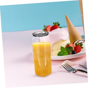 ขวดกาแฟใสขนาด250มล. 330มล. 500มล. 650มล. ถ้วยพลาสติกโซดากระป๋องพลาสติกสำหรับสัตว์เลี้ยง - Product Image 4