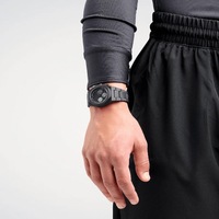 Montre-bracelet multifonction chronographe VD53 à mouvement à quartz, cadran couleur arabe personnalisé, en polycarbonate mat huilé pour homme