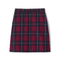 OEM ODM jupe courte d'école primaire de couleur personnalisée culotte plissée à carreaux rouges jupe d'uniformes scolaires avec image