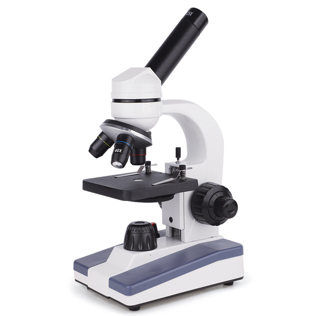 Wholesale 2024 New Model 40-1000x LED Light Source Monocular Microscope for Scientific Experiments and Teaching for Students
