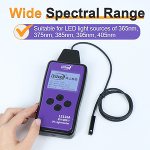 เครื่องวัดรังสี UV LS126A 340nm ถึง 420nm UVA LED  เครื่องวัดความเข้มรังสี UV  เครื่องวัดดัชนีการวัดความเข้มรังสี UV  เครื่องวัดแสงสำหรับการบ่ม  เครื่องวัดแสง UV แบบดิจิตอล - Product Image 6