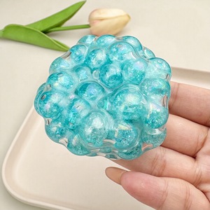 <b>Silicone</b> <b>Bead</b> Ball Squishy Toy Colorful Foam Filled Squeeze Stress Relief Eco-friendly Sensory Fidget Toy Macaron Party Favor - Product Image 3