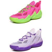 Chaussures de basket-ball personnalisées pour hommes, respirantes, antidérapantes, en mesh, fabriquées en usine ODM OEM, vente en gros