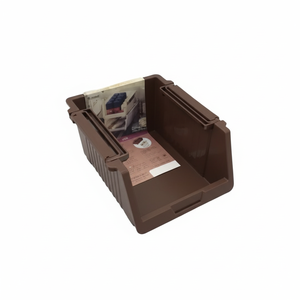 Inomata Organizzatore per la casa e l'organizzazione a 2 livelli marrone basso - Product Image 1