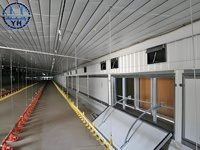 Meilleur prix pour une structure en acier préfabriquée pour poulailler et équipement avicole en structure métallique