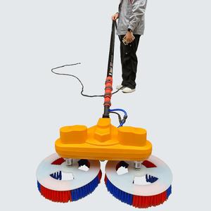 Panneau solaire pour <span class=keywords><strong>brosse</strong></span> de <span class=keywords><strong>nettoyage</strong></span> à double tête avec tige télescopique en fibre de carbone (poignée de 7,5 m/9 m) <span class=keywords><strong>rotative</strong></span> électrique 200 tr/min - Product Image 5