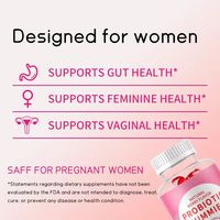 Gummies probiotiques pour femmes pour l'équilibre digestif et la santé vaginale – Fournisseur OEM sous marque privée pour adultes (déconseillé aux femmes enceintes)