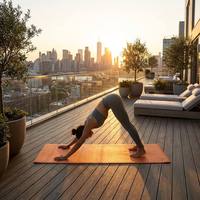 Tapis de yoga en caoutchouc PU souple de 5 mm d'épaisseur, imperméable et écologique, avec sangle de transport et sac pour le yoga chaud et le Pilates