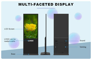 Qtenboard 43 inch kỹ thuật số tương tác cảm ứng hiển thị quảng cáo media player Totem dọc <span class=keywords><strong>LCD</strong></span> signage hiển thị Máy nghe nhạc Totem - Product Image 2