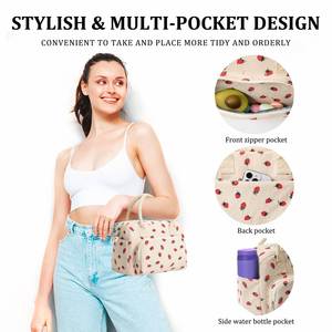 Insulated Lunch Bag for Women Men Large Reusable Lunch Box Adult Leakproof Portable Cooler Tote Bags for Work Picnic Cooler Bag - Product Image 3