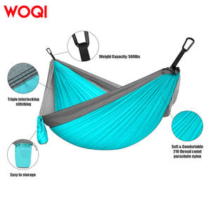 Hamaca Ligera de Nailon Woqi con Capacidad para 500 Libras, Hamaca Portátil para Acampar al Aire Libre con Bolsa de Almacenamiento - Product Image 1