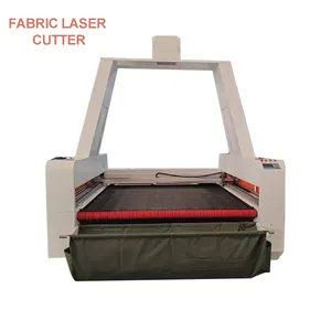 ARGUS 130W kain laser Tekstil Mesin pemotong co2 laser pemotong pengukir auto memberi makan pola garmen mesin pemotong laser