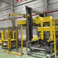 Machine robotisée de dépalletisation pour la manutention automatique des bouteilles, des conteneurs et des canettes dans les lignes d'emballage