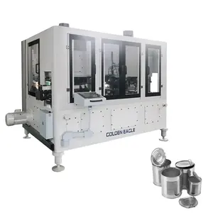 Automatic 3 Station Combiner Necking Flanging Sealing Machine for Food Beverage Metal Tin Can Production Line