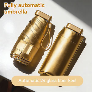 Sombrillas Personalizadas Plegables de Lujo para Niños, Pequeñas, Resistentes, de 12 Varillas, con Logotipo - Product Image 1