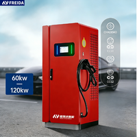 Nueva Estación de Carga Rápida DC de 120kW con Doble Conector GB/T CCS1 para Flotas Comerciales de Vehículos Eléctricos con Certificación CE OCPP2.01