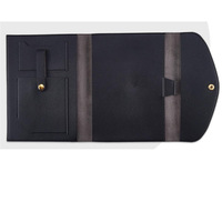 Carnet de notes A5 personnalisé, couverture de carnet, petite pochette compacte pour passeport, porte-documents en cuir PU pour cadeaux