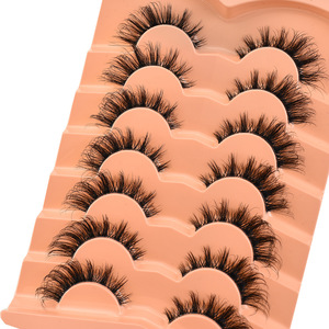 Pestañas Postizas Veganas Estilo Ojo de Gato y Ojo de Zorro, Hechas a Mano, de Una Sola Pieza, Rizadas, Suaves, 3D, Voluminosas, Estilo Europeo Americano - Product Image 2