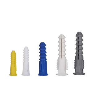 Wall Fixing Expansion Wall Plugs Plastic-pe Material Wall Ribbed Anchors