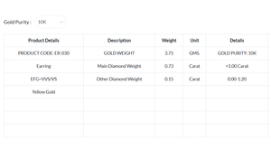 Pendientes Solitarios Celestial Harmony con Diamante Cultivado en Laboratorio con Corte Ovalado, Chapados en Oro de 10K, Joyería Elegante y Brillante de Moda, Regalo - Product Image 6