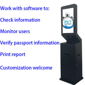 Diseño Delgado 23,5 ''escáner de documentos lector de pasaportes quiosco de escaneo - Product Image 4