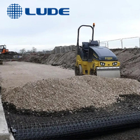 Géogrille biaxiale en polypropylène (PP) certifiée CE, garantie 5 ans, pour renforcement de talus de décharges, routes et allées