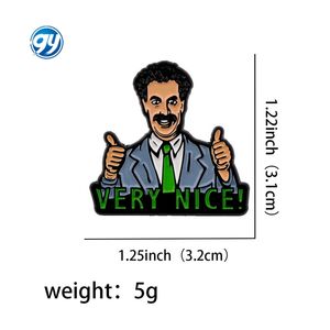 Pin de Esmalte con Citas de 'I'm fineee', Pin de Solapa para Cosplay, Broches para Mochilas, Insignias, Broche para Ropa de Hombre, Joyería, Regalos para Amigos - Product Image 4