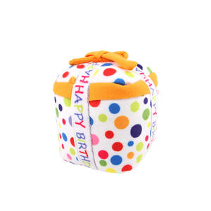 Comprar a granel perro y gato pastel de cumpleaños regalo suministros para mascotas juguete chirriante dientes molares juguete de peluche - Product Image 2