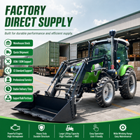 Tractor 4x4 Modelo Popular LAWNIO con Salidas Hidráulicas Dobles, Operación Multipropósito para Grandes Operaciones Agrícolas