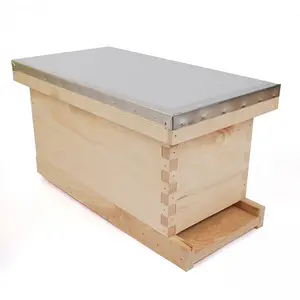 5 Frame Wooden Nuc Box for Transport Queen Bees Flat Pack Wooden Nuc Beehive