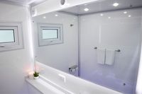 Remorque Toilette avec Lavabo et Douche Mobile Mobile Portable Toilette Remorque Camping Mini Remorque avec Toilette