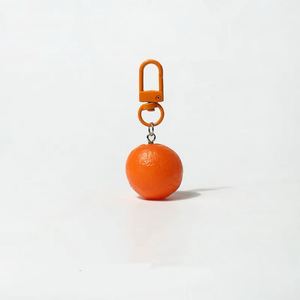 Lindo Llavero Naranja con Forma de Fruta, Adorno Colgante Pequeño, Joyería de Moda, Regalo para Mujeres y Niños - Product Image 5