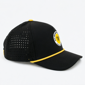Gorra de golf de perfil medio Viernam Performance, gorra de béisbol Snapback personalizable de 5 paneles para adulto - Product Image 5