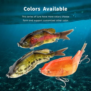 Bluegill Mồi Câu Cá Bơi Mồi Câu Cá Mặt Trời Cứng Nhân Tạo 125 Mm 33.8G Mồi Cá Vược Quay - Product Image 5