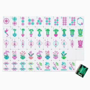 ชุดไพ่นกกระจอกสุดหรูแบบอเมริกันคลาสสิกพร้อม166ทนทานและเป็นมิตรกับสิ่งแวดล้อมกระเบื้องขนาด1.2นิ้วสำหรับใช้ในบ้านและคาสิโน - Product Image 6