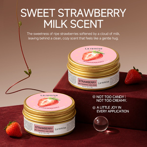 Cremige Erdbeer-Milch Handcreme mit Sheabutter und Macadamiaöl, Schnell Einziehend, Weich und Pflegend für die Hände - Product Image 1