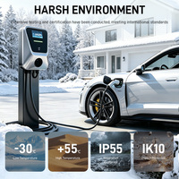Nouvelle borne de recharge murale intelligente pour véhicules électriques, 22 kW, triphasée, pour appartement, parking public, garantie 2 ans