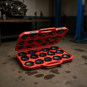 446 S28 Socket Set 17 Piece Metric <b>Tool</b> Kit For Automotive Repair - Product Image 3