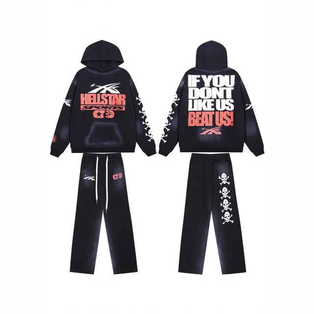 Autumn Casual Cross-Border Wholesale American Trend New Rising Hot for Basic Printed Logo 100%cotton Men's Hoodie Fashion Trend