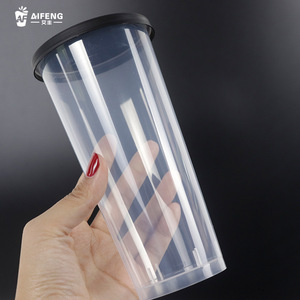 80 Calibre 500ml Copa moldeada por inyección desechable Taza de bebida fría transparente para té con leche para Starbucks Lata del mismo estilo - Product Image 2