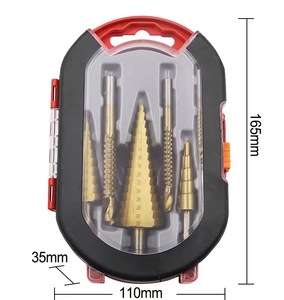 Mũi khoan bước HSS <span class=keywords><strong>4</strong></span>-32mm bằng thép tốc độ cao 6 mũi khoan tam giác sáo thẳng đa năng mũi khoan cao - Product Image 2