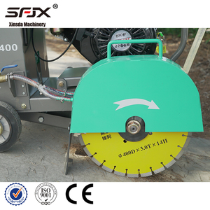 เครื่องตัดคอนกรีต Q-400 ใช้เชื้อเพลิงเบนซิน ใบมีดเพชร 400 มม. เครื่องยนต์กำลังสูง สำหรับตัดถนน - Product Image 5