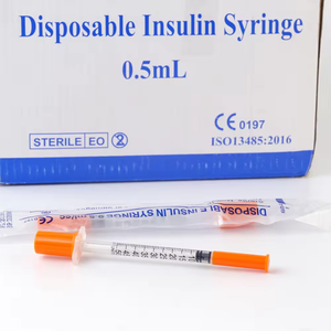 Jeringas Pequeñas Estériles de Precisión con Agujas Ultrafinas <span class=keywords><strong>para</strong></span> Diabéticos - Jeringas Veterinarias con Cierre Luer de 1 ml, 0.5 ml y 0.3 ml de Capacidad <span class=keywords><strong>para</strong></span> Animales - Product Image 2