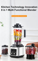 Blender électrique professionnel Bardefu 8-en-1, capacité 4L, lames en acier inoxydable, usage commercial et hôtelier, contrôlé par application